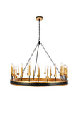 ZC121-1543G50VBGI - Urban Classic: Neva 24 light in Golden Iron chandelier