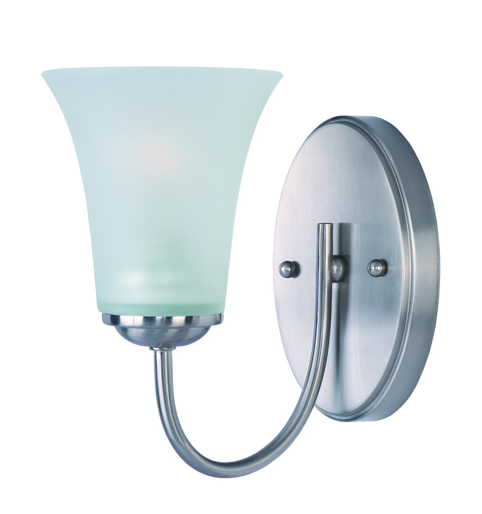 Logan 1-Light Wall Sconce Satin Nickel - C157-10051FTSN