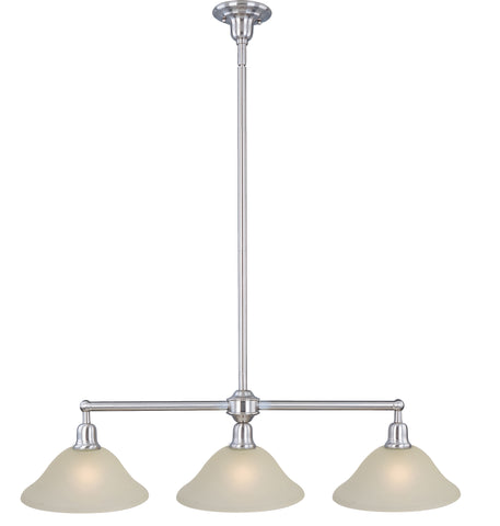 Bel Air 3-Light Pendant Satin Nickel - C157-11093SVSN