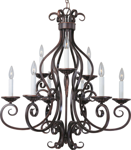 Manor 9-Light Chandelier Oil Rubbed Bronze - C157-12216OI