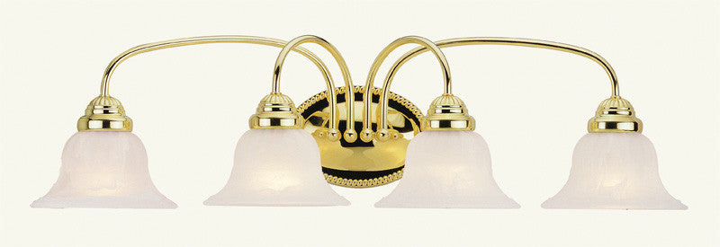 Livex Edgemont 4 Light Polished Brass Bath Light - C185-1534-02