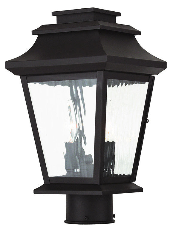 Livex Hathaway 2 Light Bronze Outdoor Post Lantern - C185-20234-07