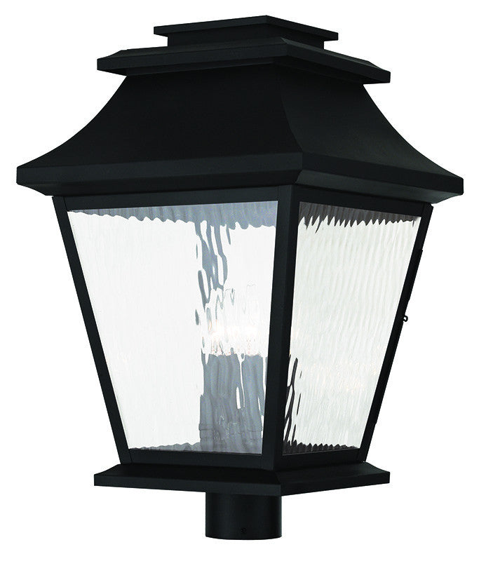 Livex Hathaway 4 Light Black Outdoor Post Lantern - C185-20244-04