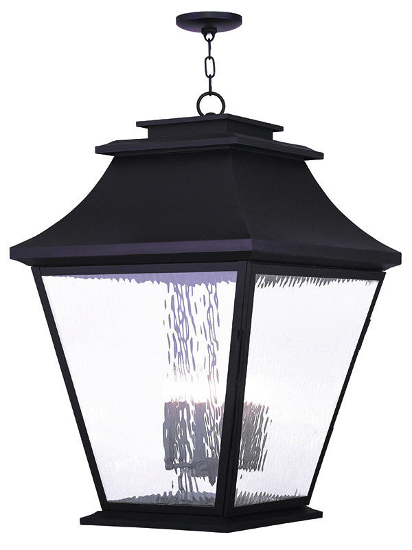 Livex Hathaway 6 Light Bronze Outdoor Chain Lantern  - C185-20253-07