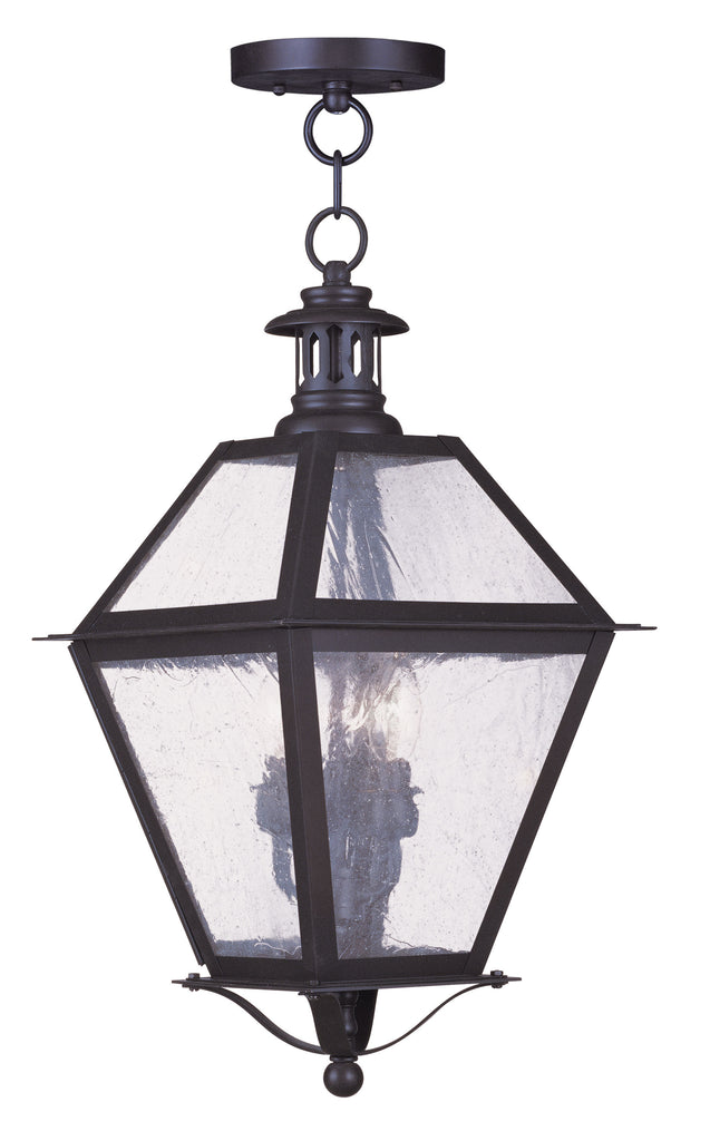Livex Waldwick 3 Light Bronze Outdoor Chain Lantern  - C185-2046-07