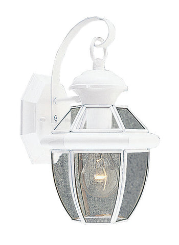 Livex Monterey 1 Light White Outdoor Wall Lantern - C185-2051-03