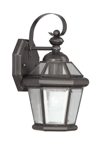 Livex Georgetown 1 Light Bronze Outdoor Wall Lantern - C185-2061-07