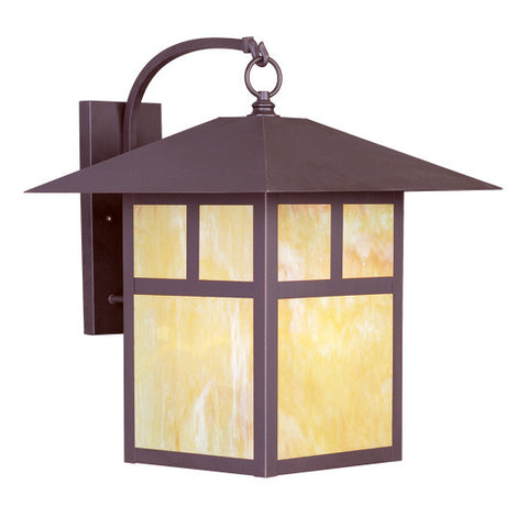 Livex Montclair Mission 1 Light Bronze Outdoor Wall Lantern - C185-2143-07