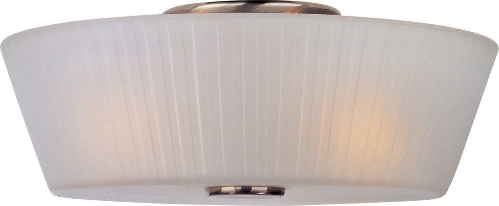 Finesse 3-Light Flush Mount Satin Nickel - C157-21500FTSN