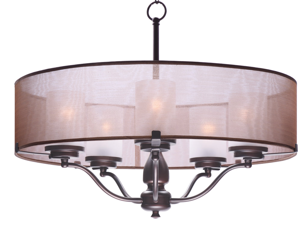 Lucid 5-Light Pendant Oil Rubbed Bronze - C157-24555TSOI