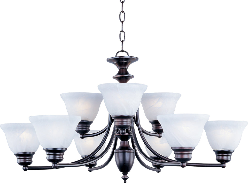 Malaga 9-Light Chandelier Oil Rubbed Bronze - C157-2685MROI