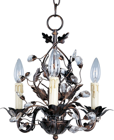 Elegante 3-Light Chandelier Oil Rubbed Bronze - C157-2855OI