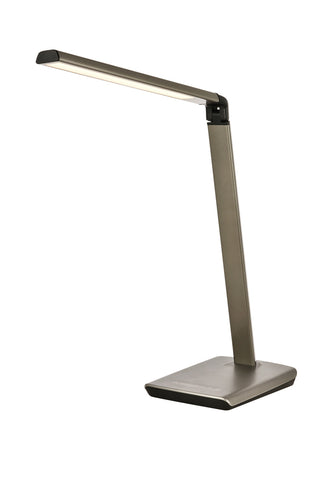 ZC121-LEDDS001 - Regency Decor: Illumen Collection 1-Light metallic grey Finish LED Desk Lamp