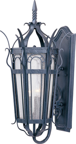 Cathedral 3-Light Outdoor Wall Lantern Country Forge - C157-30042CDCF