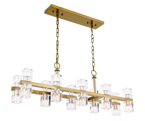 ZC121-1550D40BB - Urban Classic: Chateau 20 light Burnished Brass Pendant