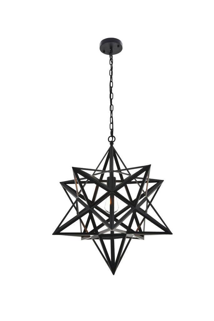 ZC121-LD4076D24BK - Living District: Nocturne 1 light black Pendant