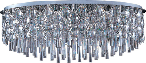 Jewel 23-Light Flush Mount Polished Chrome - C157-39928BCPC