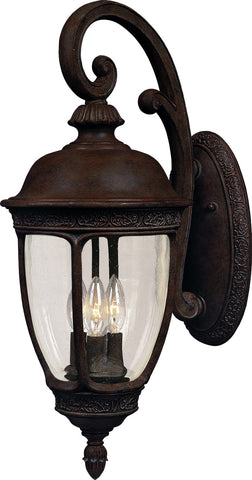 Knob Hill VX 3-Light Outdoor Wall Lantern Sienna - C157-40465CDSE