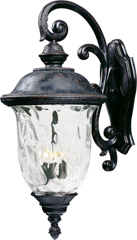 Carriage House VX 3-Light Outdoor Wall Lantern Oriental Bronze - C157-40498WGOB