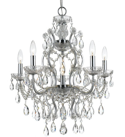 Clear Hand Cut Crystal Chandelier - C193-4455-CH-CL-MWP