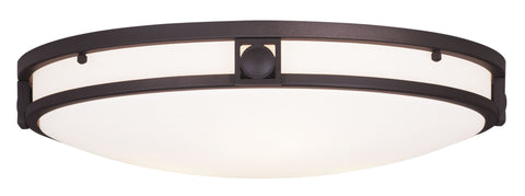 Livex Titania 3 Light Bronze Ceiling Mount - C185-4488-07