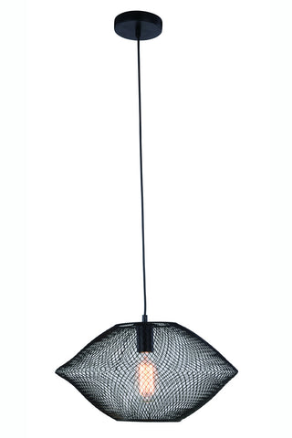 ZC121-2110D18BK - Regency Lighting: Brighton 1 Light Black Pendant