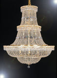 Swarovski Crystal Trimmed Chandelier French Empire Crystal Chandelier Lighting H 50" W 40" - A93-Cg/454/18Sw