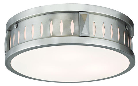 Livex Vista 3 Light Brushed Nickel Ceiling Mount - C185-65508-91