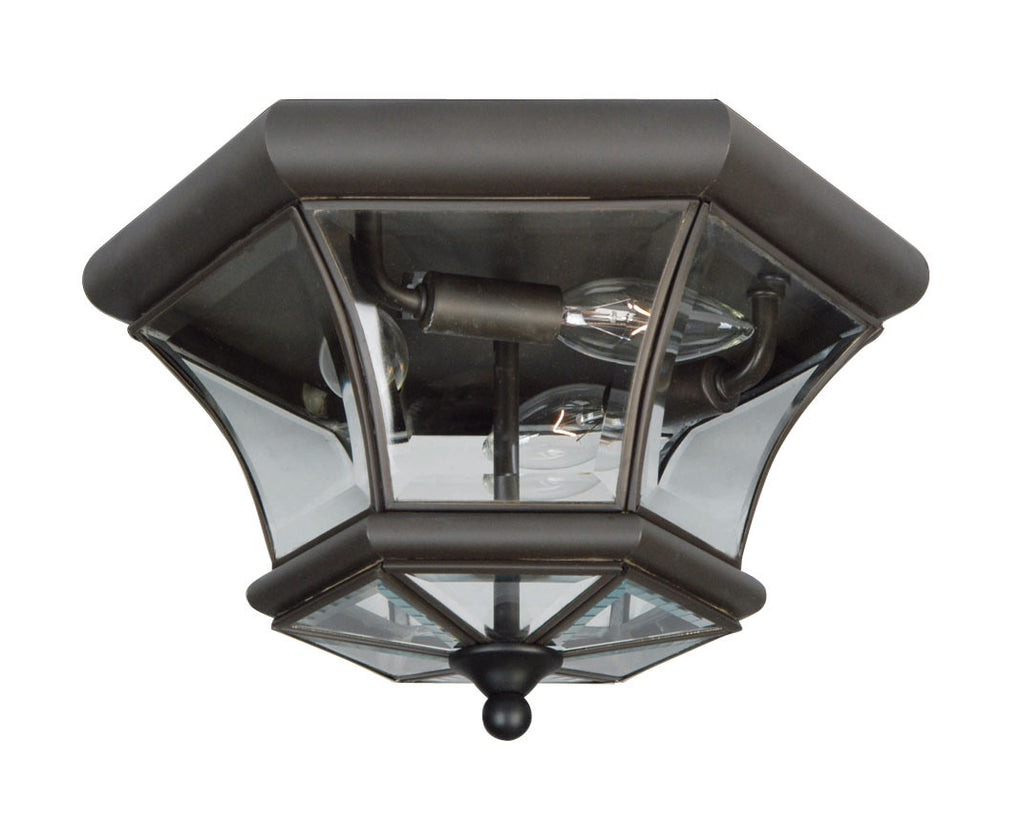 Livex Monterey/Georgetown 3 Light Bronze Ceiling Mount - C185-7053-07