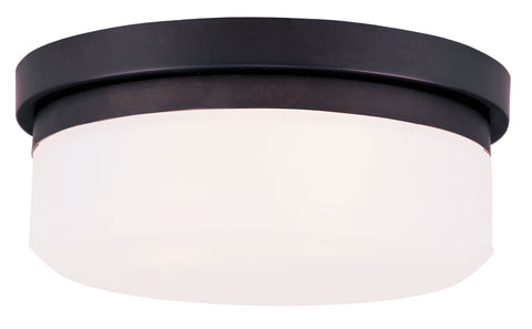 Livex Stratus 2 Light Bronze Ceiling Mount - C185-7390-07