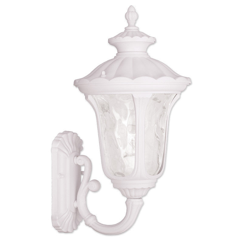 Livex Oxford 1 Light White Outdoor Wall Lantern - C185-7852-03