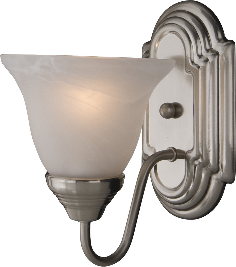 Essentials 1-Light Wall Sconce Satin Nickel - C157-8011MRSN