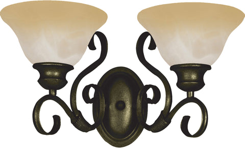 Pacific 2-Light Bath Vanity Kentucky Bronze - C157-8020WSKB