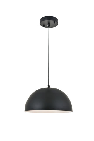 ZC121-LD4022D12BK - Living District: Forte 1 light black Pendant