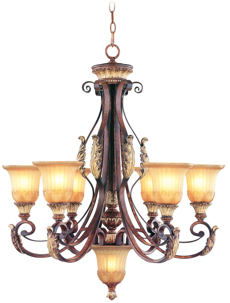 Livex Villa Verona 6 Light VBZ Chandelier - C185-8576-63