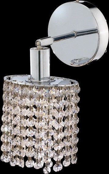 ZC121-1281W-R-R-CL/EC By Regency Lighting Mini Collection 1 Lights Wall Sconce Chrome Finish