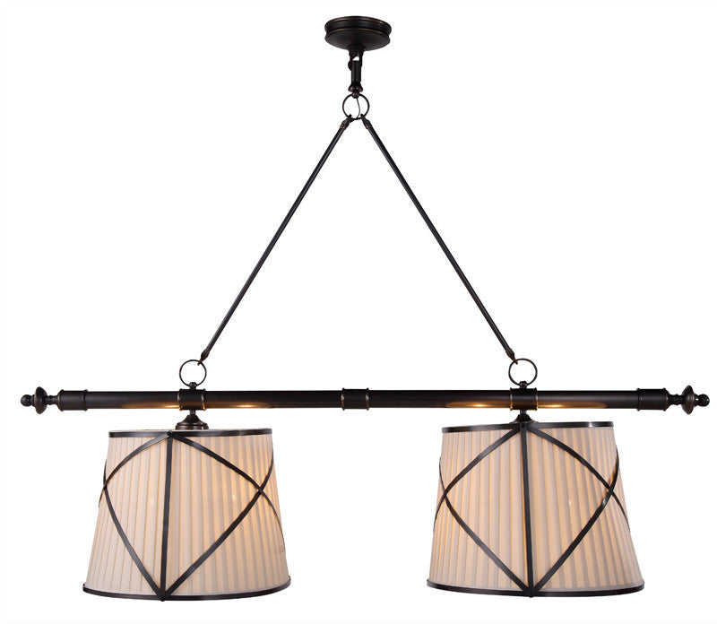 C121-1408G51BZ By Elegant Lighting - Fairmount Collection Bronze Finish 4 Lights Pendant lamp