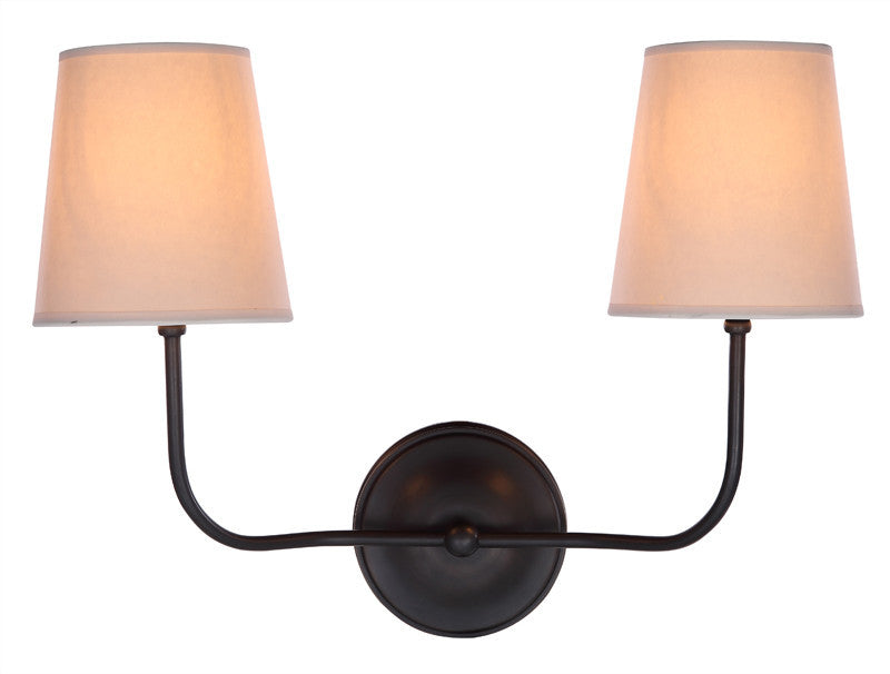 C121-1411W18BZ By Elegant Lighting - Lancaster Collection Bronze Finish 1 Light Wall Sconce