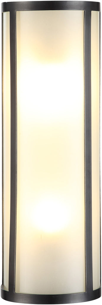 C121-1427W5BZ By Elegant Lighting - Sierra Collection Bronze Finish 2 Lights Wall Sconce