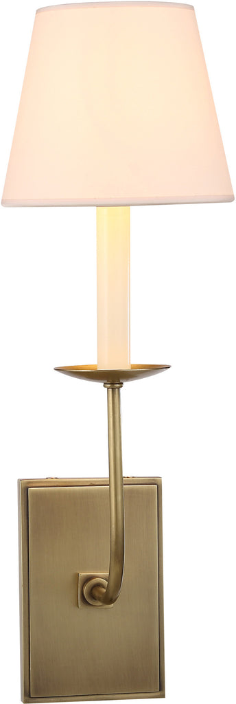 C121-1435W4BB By Elegant Lighting - Penelope Collection Burnished Brass Finish 1 Light Wall Sconce