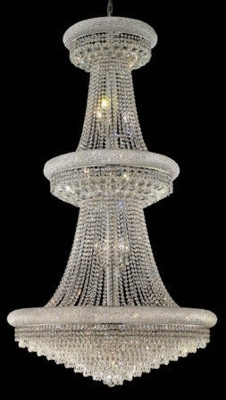 C121-1802G36C By Regency Lighting-Primo Collection Chrome Finish 32 Lights Chandelier