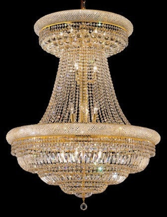 C121-1803G36SG By Regency Lighting-Primo Collection Gold Finish 28 Lights Chandelier