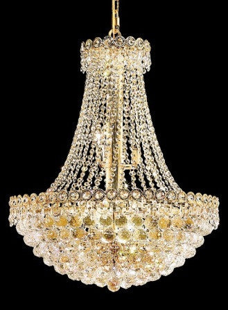 C121-1901D24G By Regency Lighting-Century Collection Gold Finish 12 Lights Chandelier