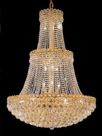 C121-1901G30G By Regency Lighting-Century Collection Gold Finish 17 Lights Chandelier