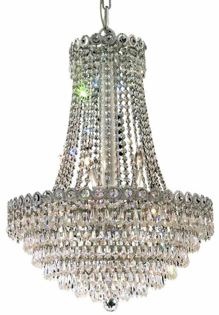 ZC121-1902D20C/EC By Regency Lighting - Century Collection Chrome Finish 12 Lights Dining Room