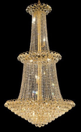 C121-2001G36G By Regency Lighting-Godiva Collection Gold Finish 22 Lights Chandelier