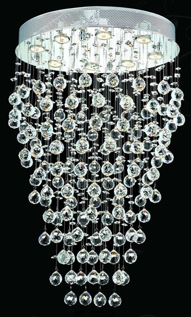 ZC121-V2022D24C By REGENCY - Galaxy Collection Polished Chrome Finish Chandelier