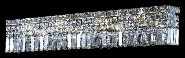 ZC121-V2032W36C/RC By Elegant Lighting Maxim Collection 8 Light Wall Sconces Chrome Finish