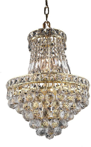 ZC121-2527D14G/EC By Regency Lighting - Tranquil Collection Gold Finish 6 Lights Pendant Lamp