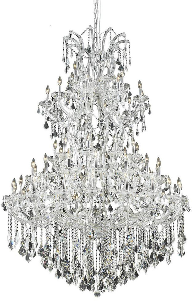 ZC121-2800G54C/EC By Regency Lighting - Maria Theresa Collection Chrome Finish 61 Light Foyer/Hallway